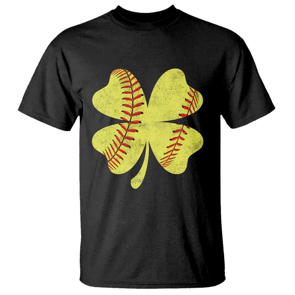 Softball St Patricks Day Irish Clover Sport T Shirt