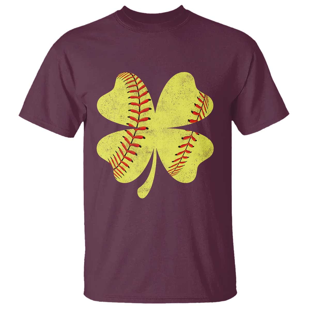 Softball St Patricks Day Irish Clover Sport T Shirt