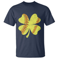 Softball St Patricks Day Irish Clover Sport T Shirt