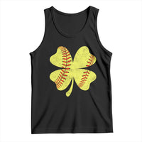 Softball St Patricks Day Irish Clover Sport Tank Top
