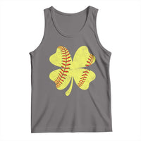 Softball St Patricks Day Irish Clover Sport Tank Top