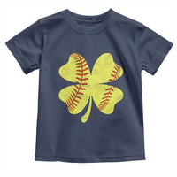 Softball St Patricks Day Irish Clover Sport Toddler T Shirt