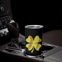 Softball St Patricks Day Irish Clover Sport Tumbler Cup