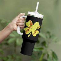 Softball St Patricks Day Irish Clover Sport Tumbler With Handle