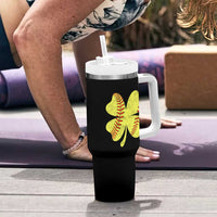 Softball St Patricks Day Irish Clover Sport Tumbler With Handle