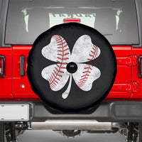 Funny Baseball St Patricks Day Vintage Clover Spare Tire Cover