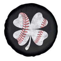 Funny Baseball St Patricks Day Vintage Clover Spare Tire Cover