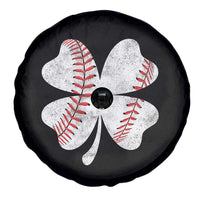 Funny Baseball St Patricks Day Vintage Clover Spare Tire Cover
