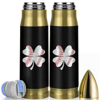 Funny Baseball St Patricks Day Vintage Clover Bullet Tumbler