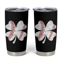 Funny Baseball St Patricks Day Vintage Clover Tumbler Cup