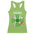 Irishki Half Irish Half Polish Racerback Tank Top Celtic Cross St Patricks