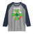 Irishki Half Irish Half Polish Raglan Shirt Celtic Cross St Patricks