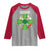 Irishki Half Irish Half Polish Raglan Shirt Celtic Cross St Patricks