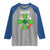 Irishki Half Irish Half Polish Raglan Shirt Celtic Cross St Patricks
