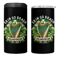 Irish Pride 4 in 1 Can Cooler Tumbler Ireland Forever Erin Go Bragh Est 1922 Harp Shamrock