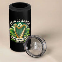 Irish Pride 4 in 1 Can Cooler Tumbler Ireland Forever Erin Go Bragh Est 1922 Harp Shamrock