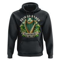 Irish Pride Hoodie Ireland Forever Erin Go Bragh Est 1922 Harp Shamrock