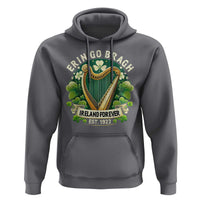 Irish Pride Hoodie Ireland Forever Erin Go Bragh Est 1922 Harp Shamrock