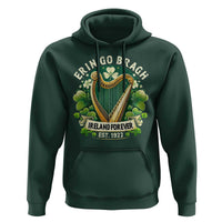 Irish Pride Hoodie Ireland Forever Erin Go Bragh Est 1922 Harp Shamrock