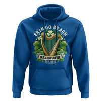 Irish Pride Hoodie Ireland Forever Erin Go Bragh Est 1922 Harp Shamrock