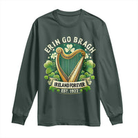 Irish Pride Long Sleeve Shirt Ireland Forever Erin Go Bragh Est 1922 Harp Shamrock