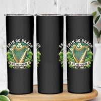 Irish Pride Skinny Tumbler Ireland Forever Erin Go Bragh Est 1922 Harp Shamrock