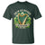 Irish Pride T Shirt Ireland Forever Erin Go Bragh Est 1922 Harp Shamrock