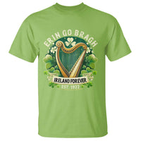 Irish Pride T Shirt Ireland Forever Erin Go Bragh Est 1922 Harp Shamrock