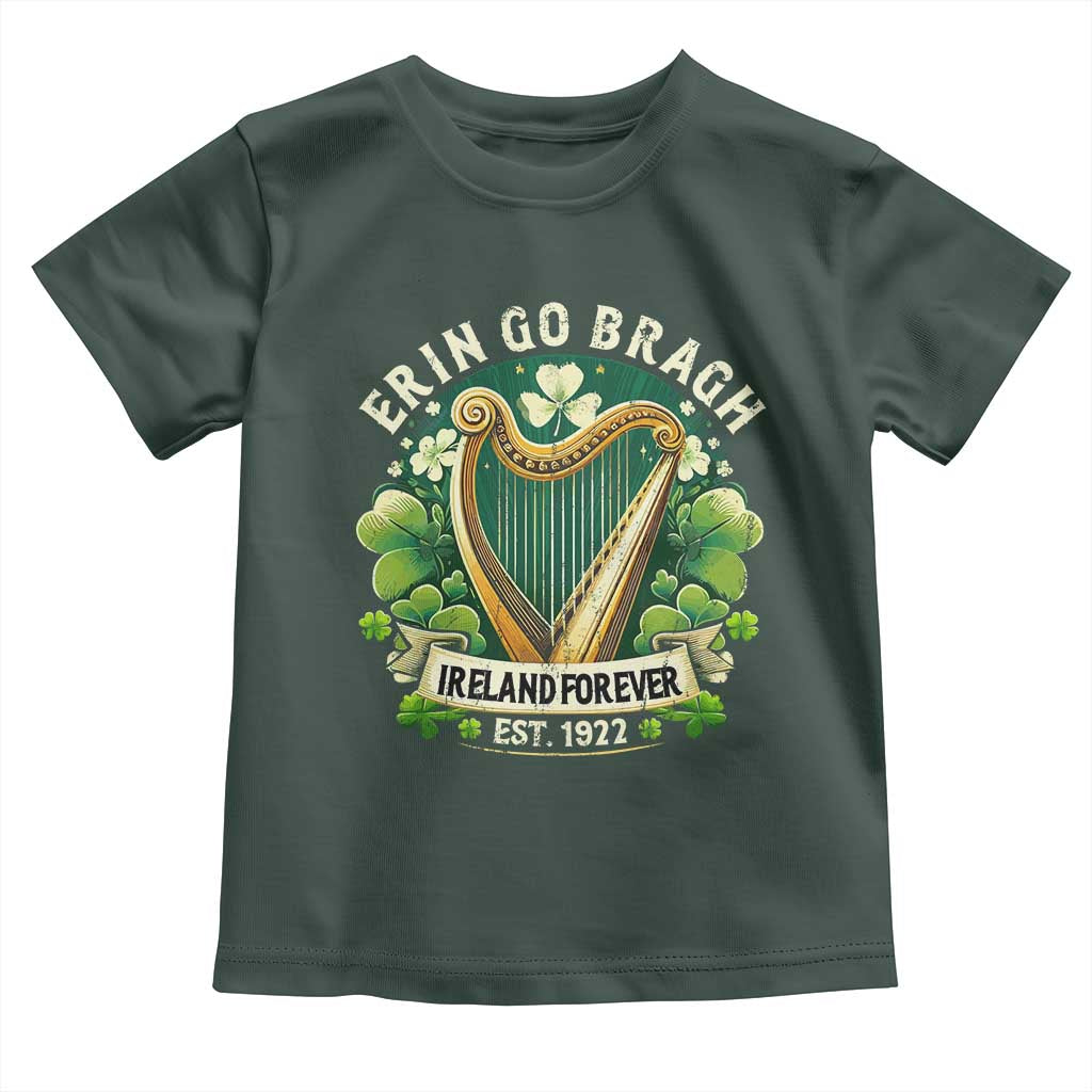 Irish Pride Toddler T Shirt Ireland Forever Erin Go Bragh Est 1922 Harp Shamrock