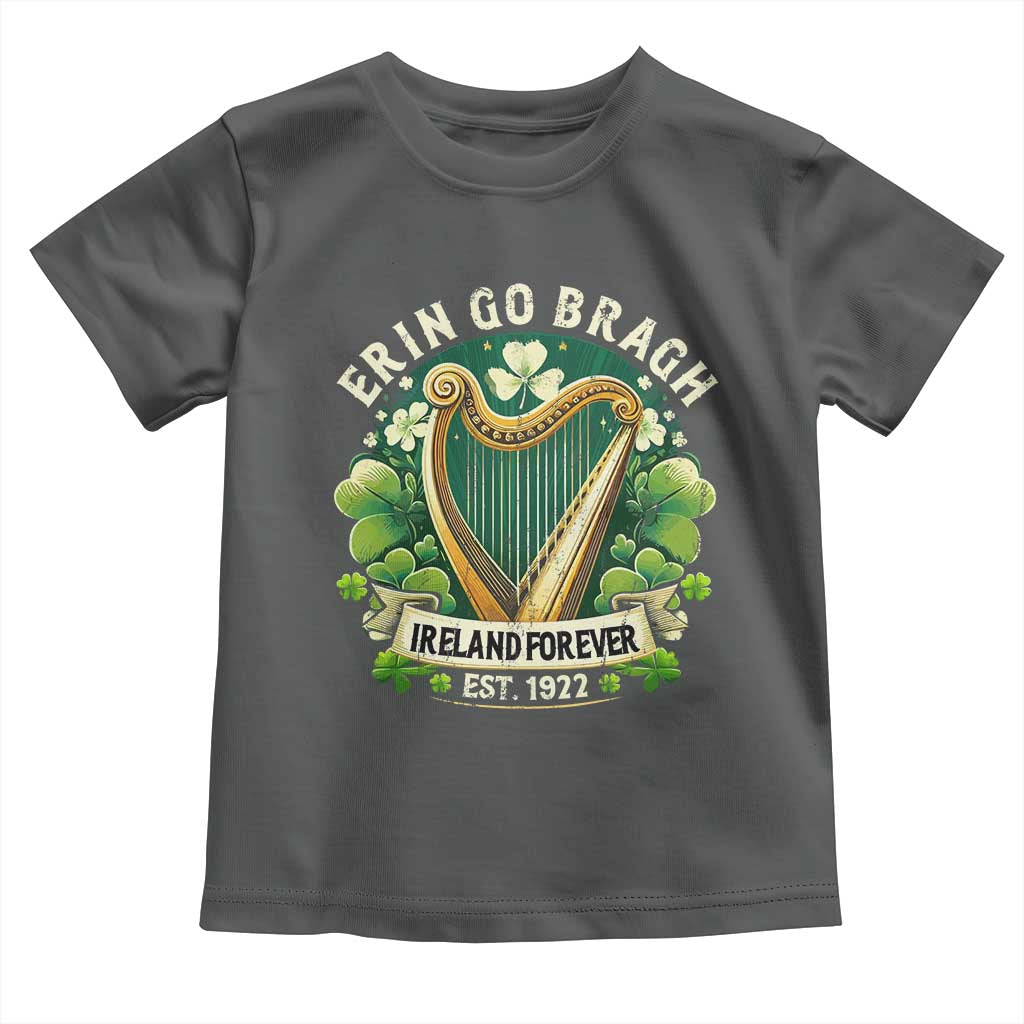 Irish Pride Toddler T Shirt Ireland Forever Erin Go Bragh Est 1922 Harp Shamrock