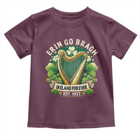 Irish Pride Toddler T Shirt Ireland Forever Erin Go Bragh Est 1922 Harp Shamrock