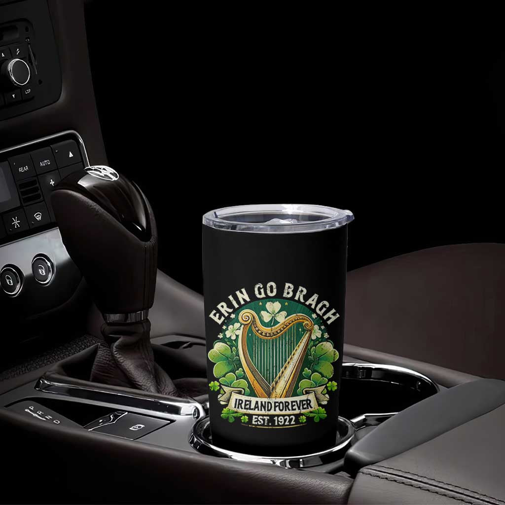 Irish Pride Tumbler Cup Ireland Forever Erin Go Bragh Est 1922 Harp Shamrock