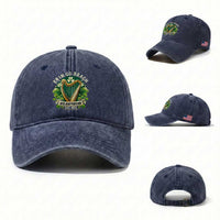 Irish Pride Washed Cotton Baseball Cap Ireland Forever Erin Go Bragh Est 1922 Harp Shamrock