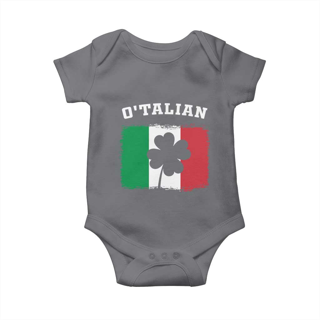 Funny Irish Italian St. Patrick's Day O'Talian Baby Onesie