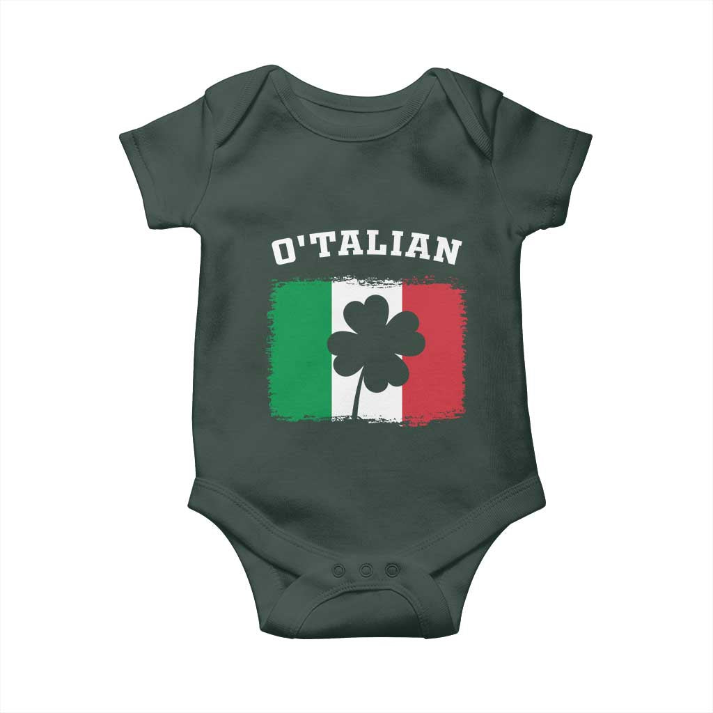 Funny Irish Italian St. Patrick's Day O'Talian Baby Onesie