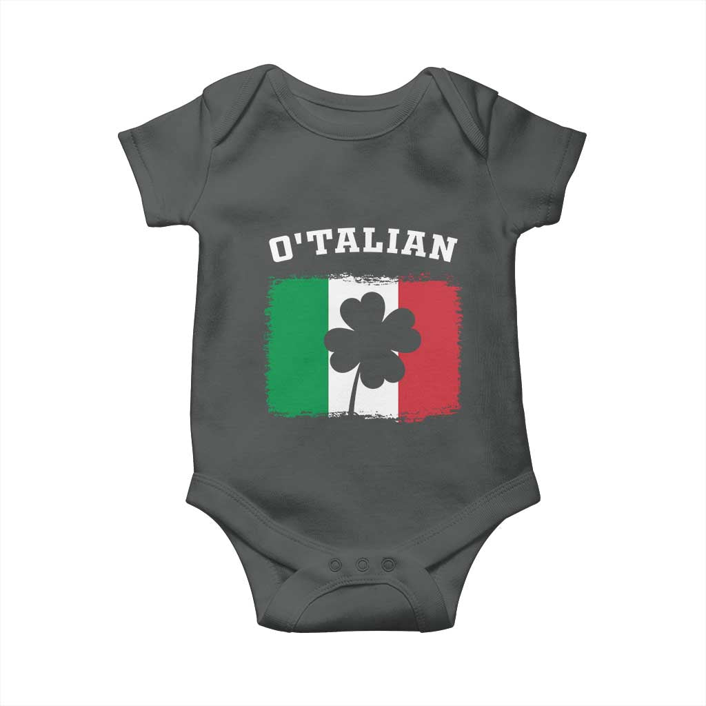 Funny Irish Italian St. Patrick's Day O'Talian Baby Onesie