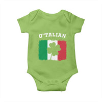 Funny Irish Italian St. Patrick's Day O'Talian Baby Onesie