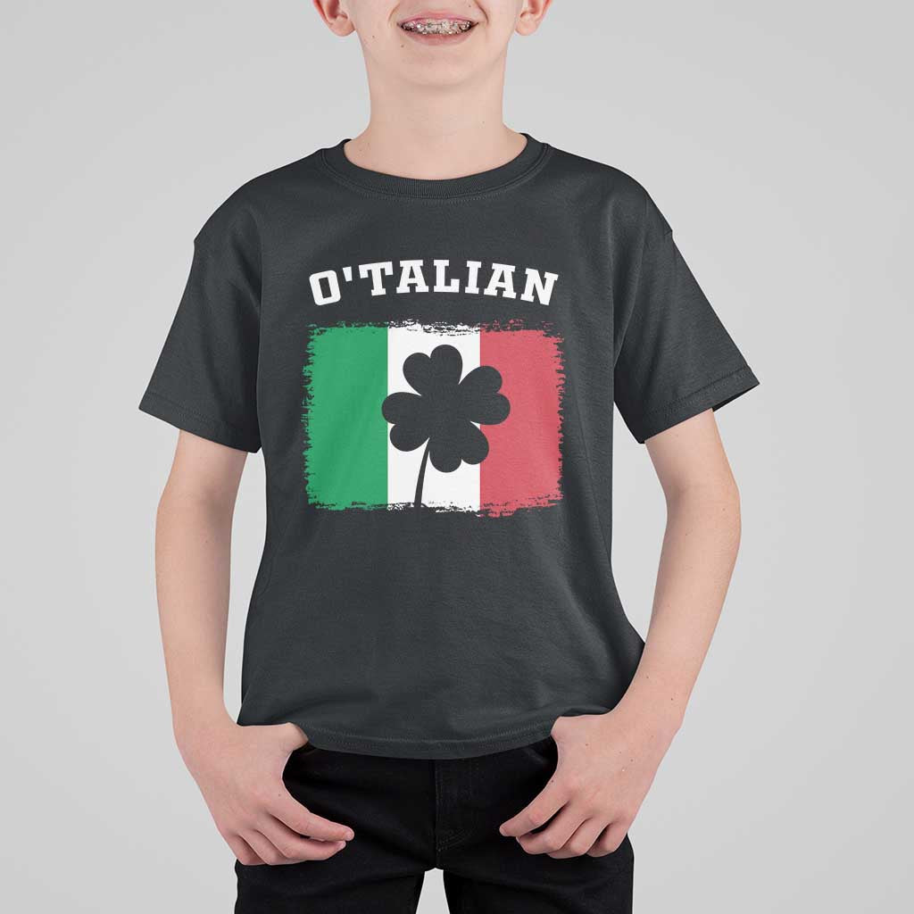 Funny Irish Italian St. Patrick's Day O'Talian T Shirt For Kid