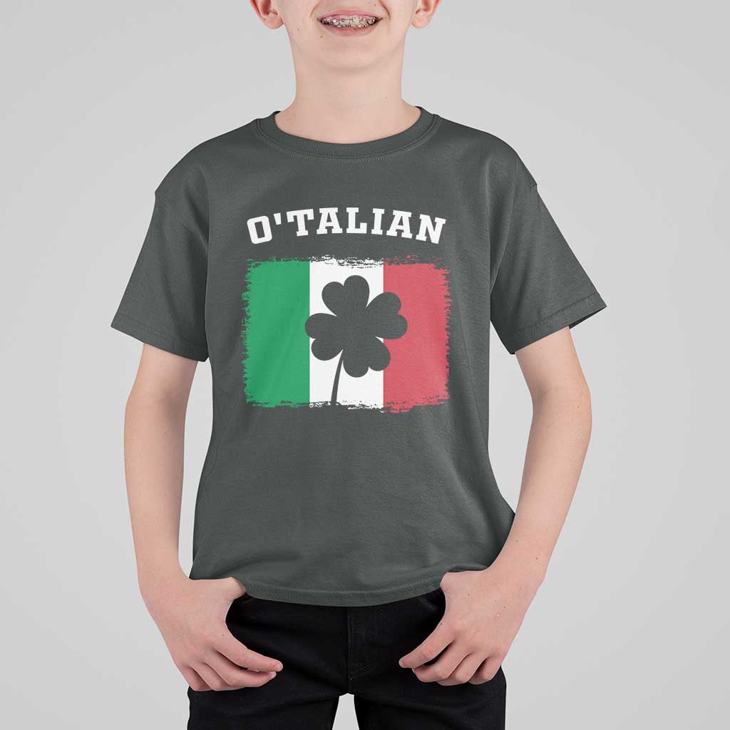 Funny Irish Italian St. Patrick's Day O'Talian T Shirt For Kid