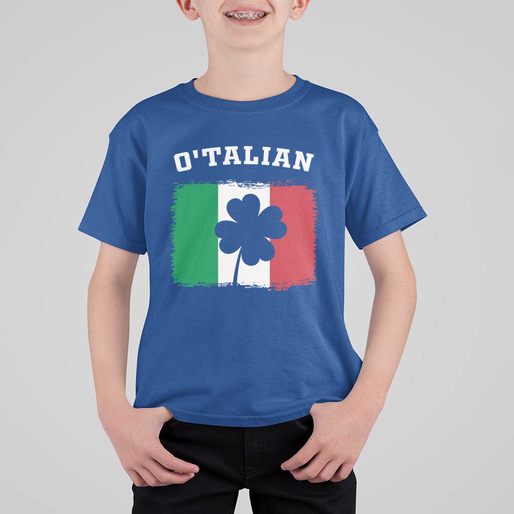 Funny Irish Italian St. Patrick's Day O'Talian T Shirt For Kid