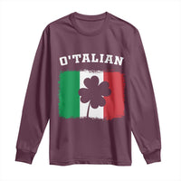 Funny Irish Italian St. Patrick's Day O'Talian Long Sleeve Shirt