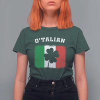 Funny Irish Italian St. Patrick's Day O'Talian T Shirt For Women