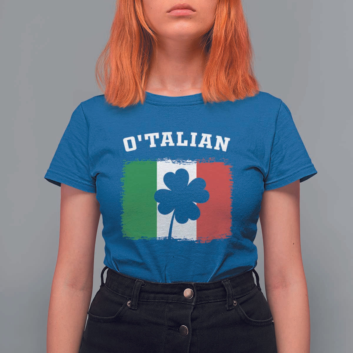 Funny Irish Italian St. Patrick's Day O'Talian T Shirt For Women