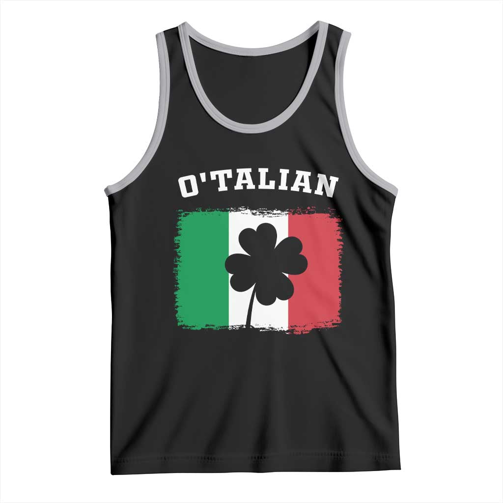 Funny Irish Italian St. Patrick's Day O'Talian Tank Top