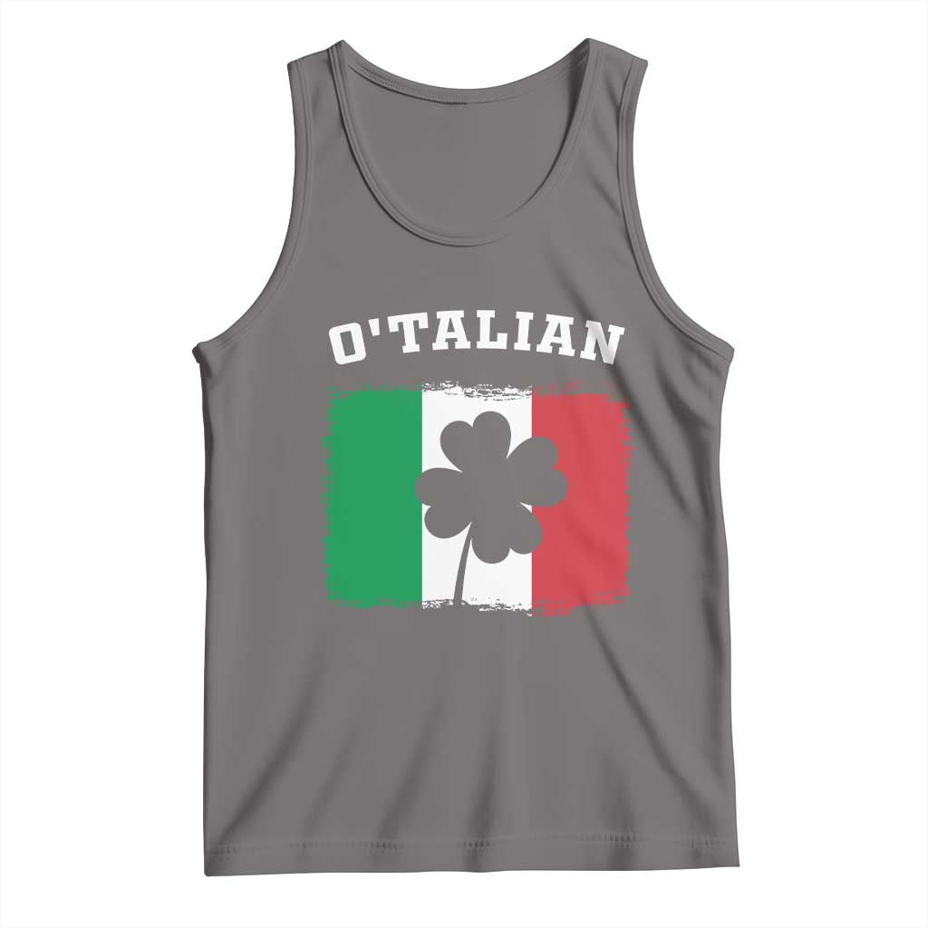 Funny Irish Italian St. Patrick's Day O'Talian Tank Top