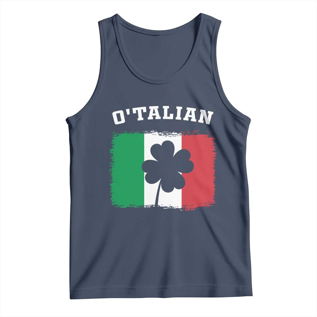Funny Irish Italian St. Patrick's Day O'Talian Tank Top