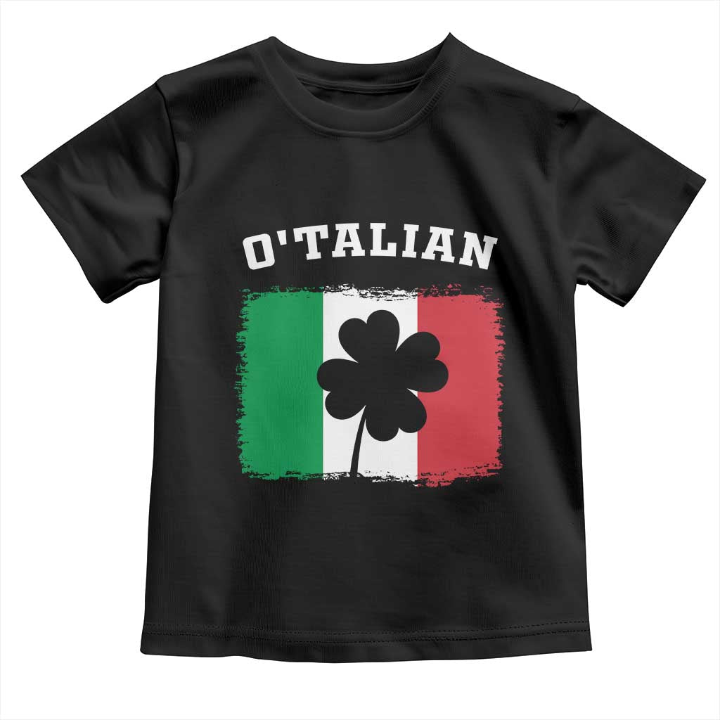 Funny Irish Italian St. Patrick's Day O'Talian Toddler T Shirt