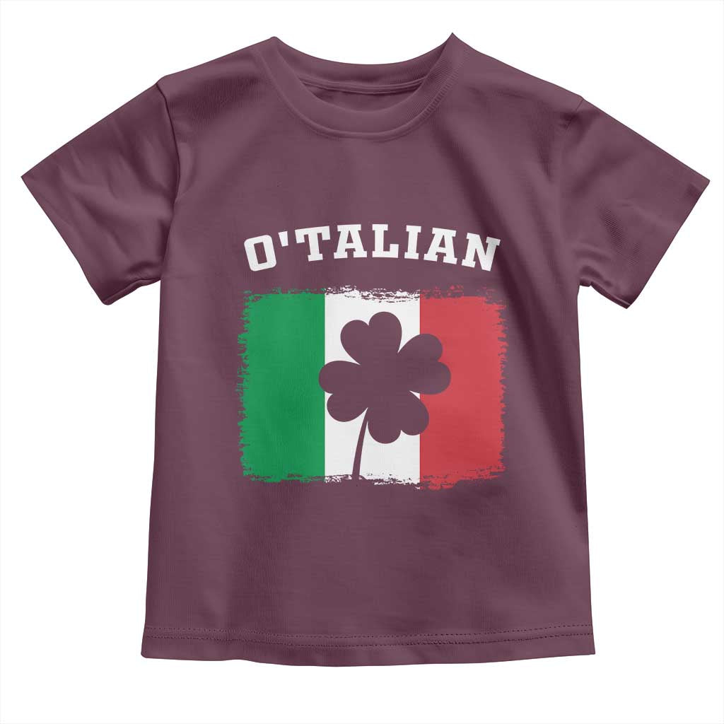 Funny Irish Italian St. Patrick's Day O'Talian Toddler T Shirt