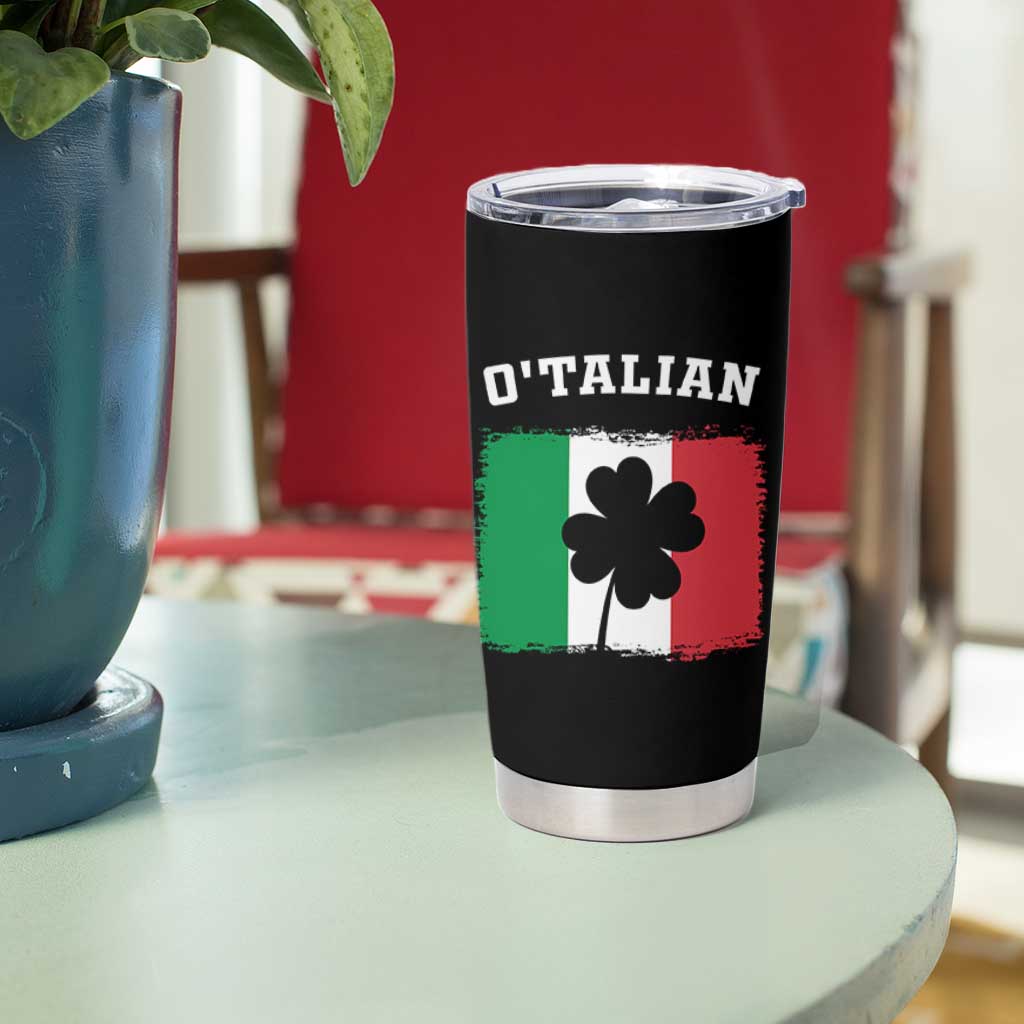 Funny Irish Italian St. Patrick's Day O'Talian Tumbler Cup