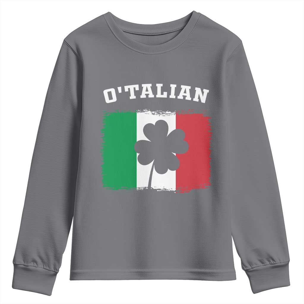 Funny Irish Italian St. Patrick's Day O'Talian Youth Sweatshirt